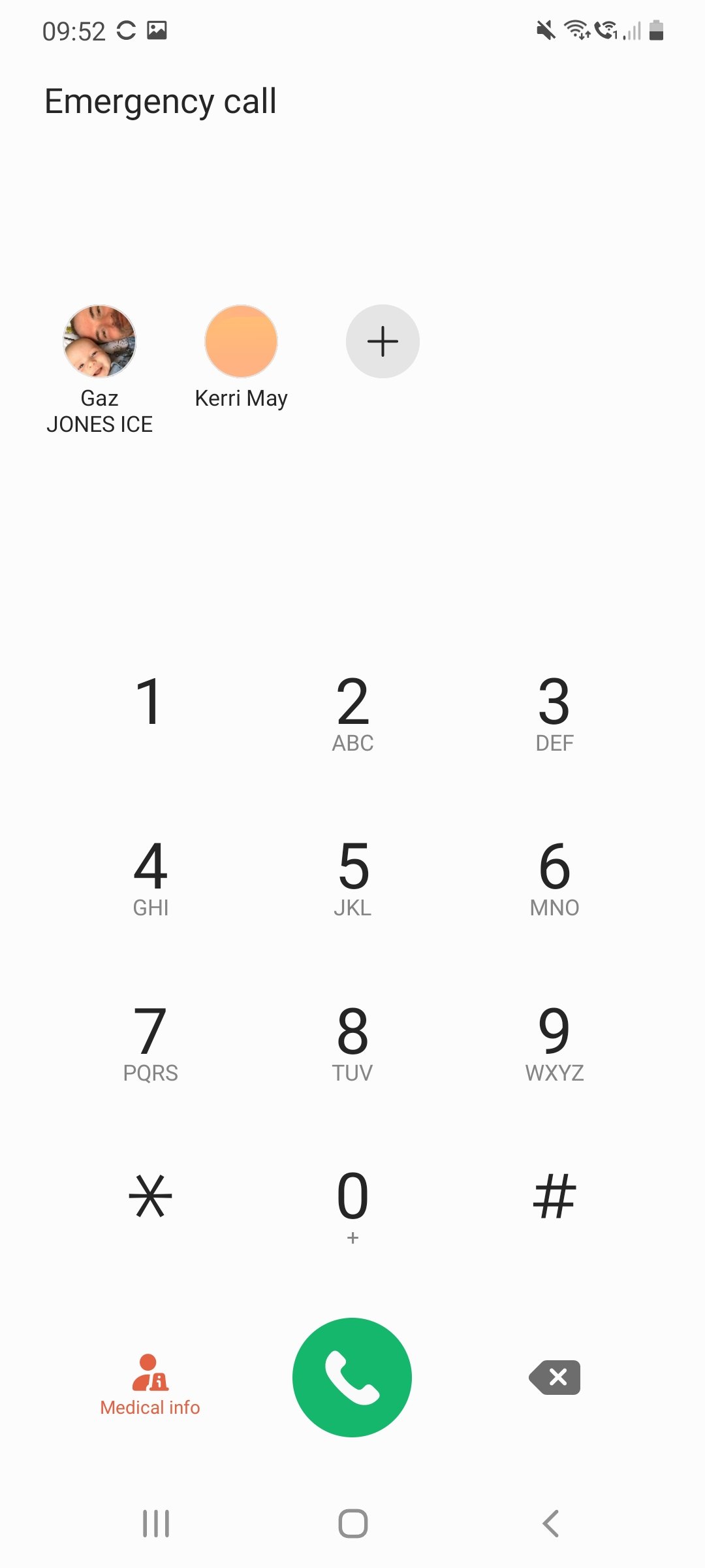 How to set up emergency contacts on a samsung